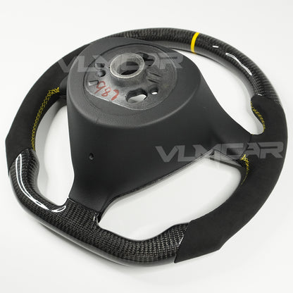 Private custom Porsche  911 Turbo/997 Carrera/987 Boxster&Cayman 2005 – 2009 Carbon Fiber Steering Wheel