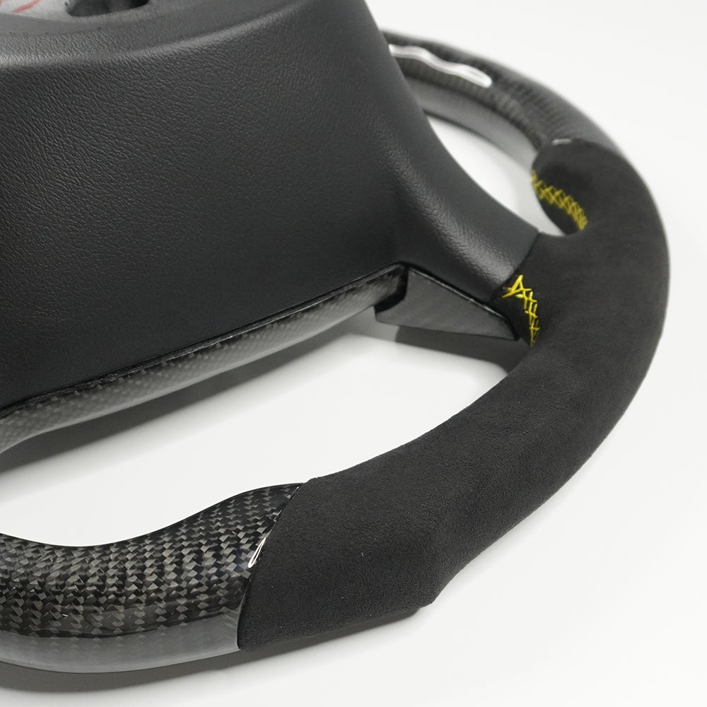Private custom Porsche  911 Turbo/997 Carrera/987 Boxster&Cayman 2005 – 2009 Carbon Fiber Steering Wheel