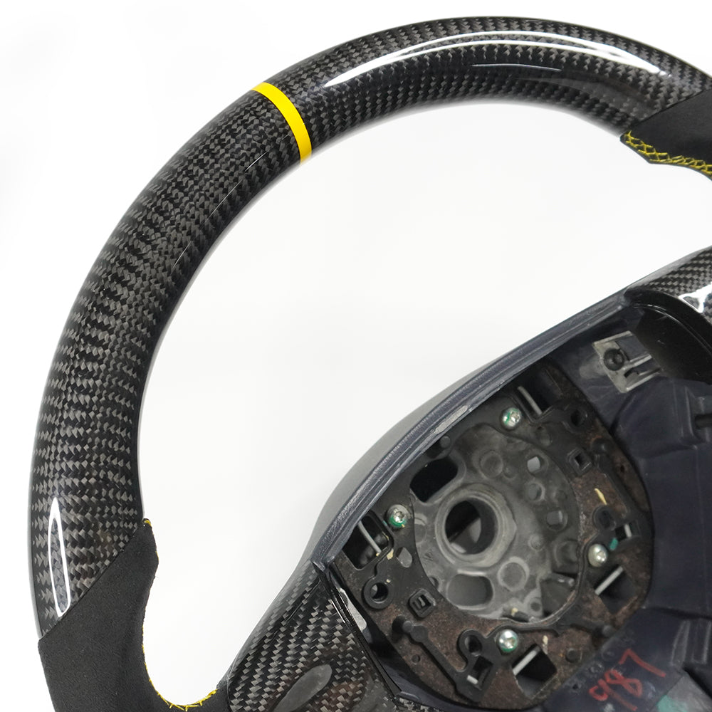 Private custom Porsche  911 Turbo/997 Carrera/987 Boxster&Cayman 2005 – 2009 Carbon Fiber Steering Wheel
