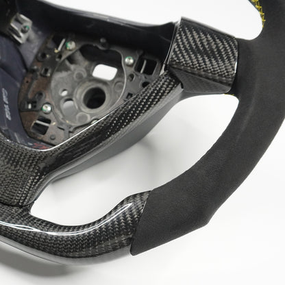 Private custom Porsche  911 Turbo/997 Carrera/987 Boxster&Cayman 2005 – 2009 Carbon Fiber Steering Wheel