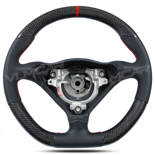 Private custom carbon fiber Steering Wheel for Porsche 1999-2004 911/996 with perforate leather