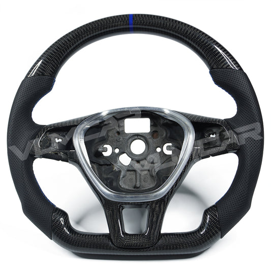 Private custom glossy carbon Fiber steering wheel For Volkswagen Golf normal/Regular MK7/MK7.5 Manual/dsg