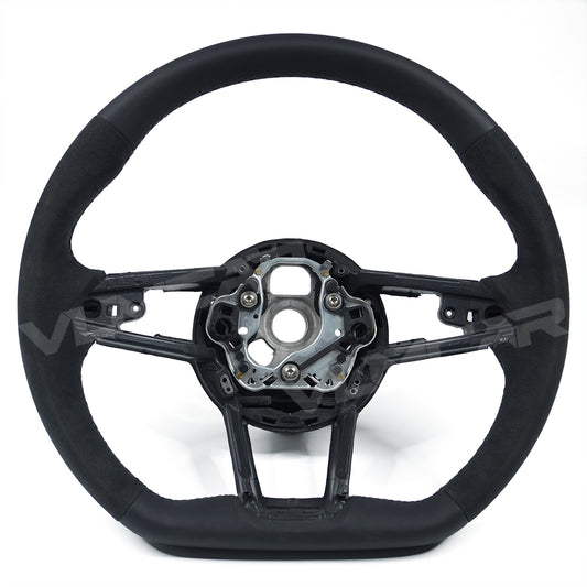 Private custom smooth leather&Alcantara/suede steering wheel for audi A3/S3/8P/TT/R8 new