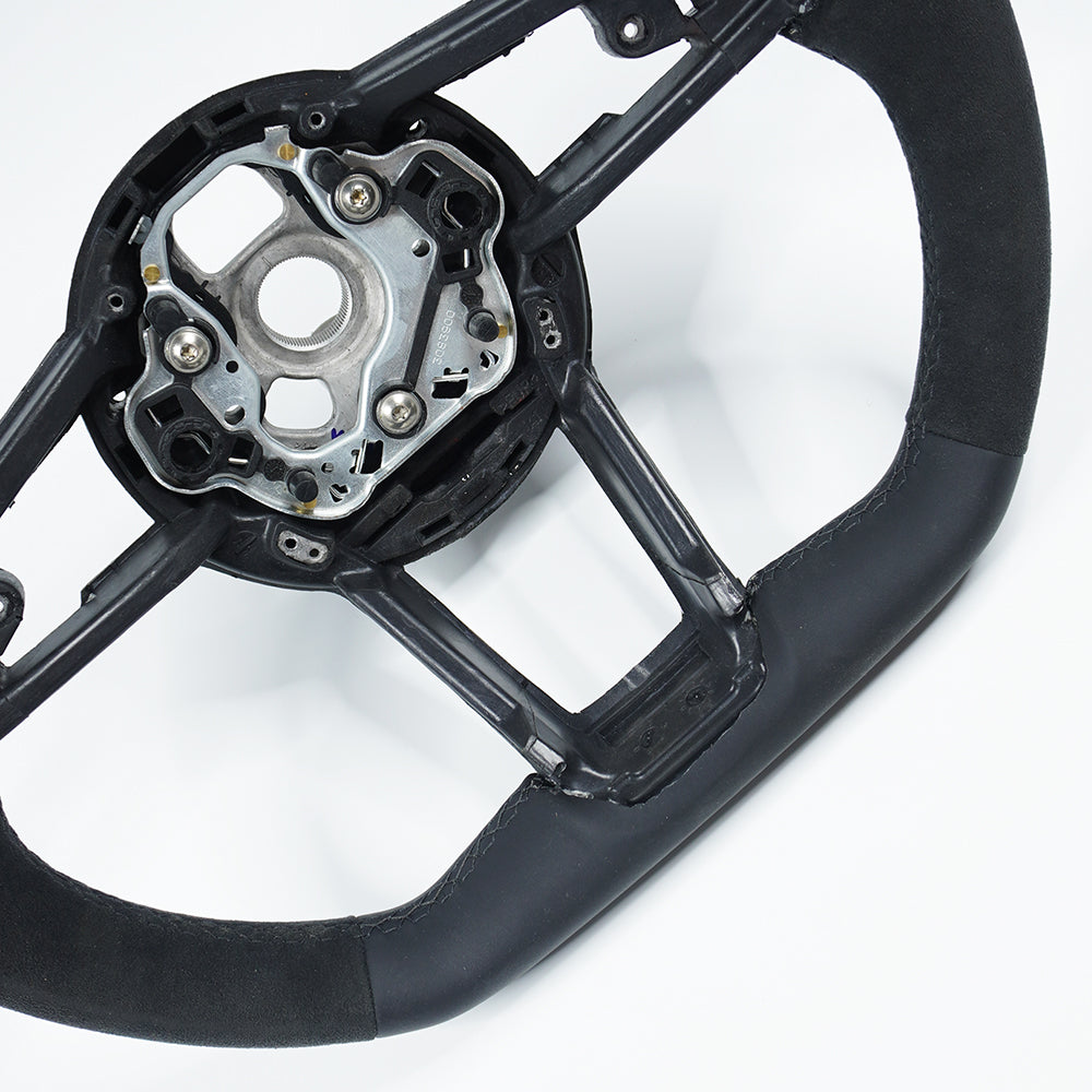 Private custom smooth leather&Alcantara/suede steering wheel for audi A3/S3/8P/TT/R8 new