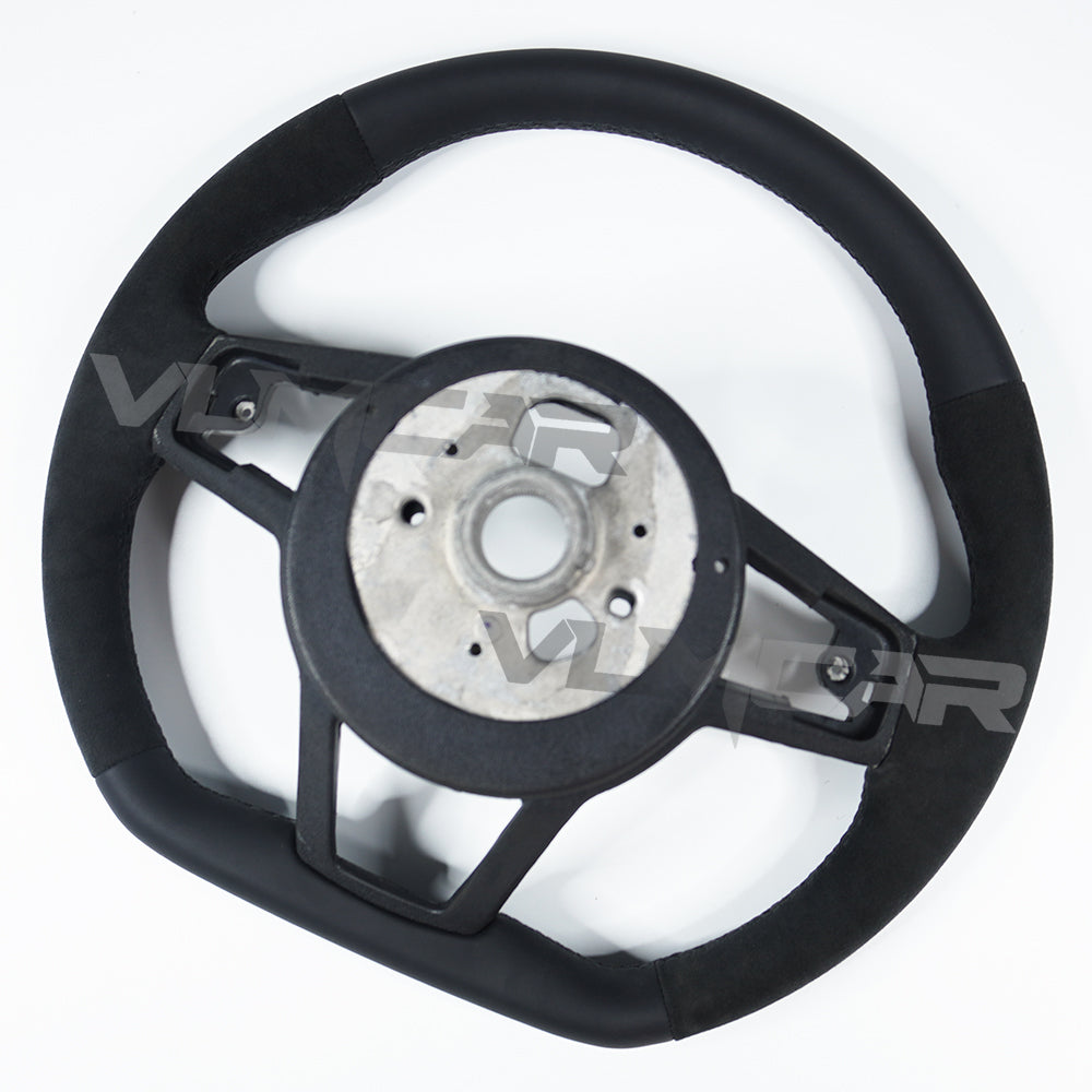 Private custom smooth leather&Alcantara/suede steering wheel for audi A3/S3/8P/TT/R8 new