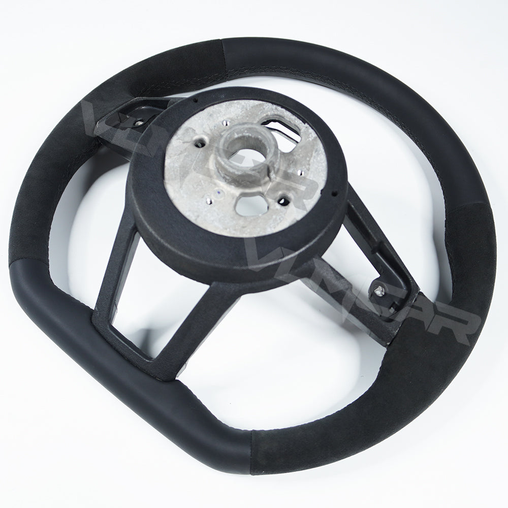Private custom smooth leather&Alcantara/suede steering wheel for audi A3/S3/8P/TT/R8 new