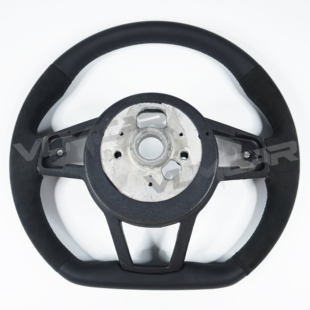 Private custom smooth leather&Alcantara/suede steering wheel for audi A3/S3/8P/TT/R8 new
