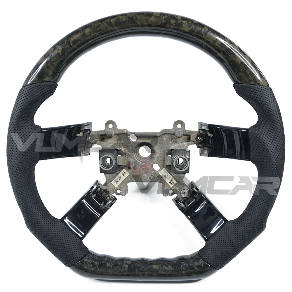 Private forged carbon fiber steering wheel for Land Range Rover 2005/ glossy carbon & perforate leather