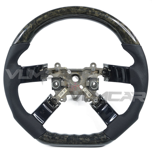 Private forged carbon fiber steering wheel for Land Range Rover 2005/ glossy carbon & perforate leather