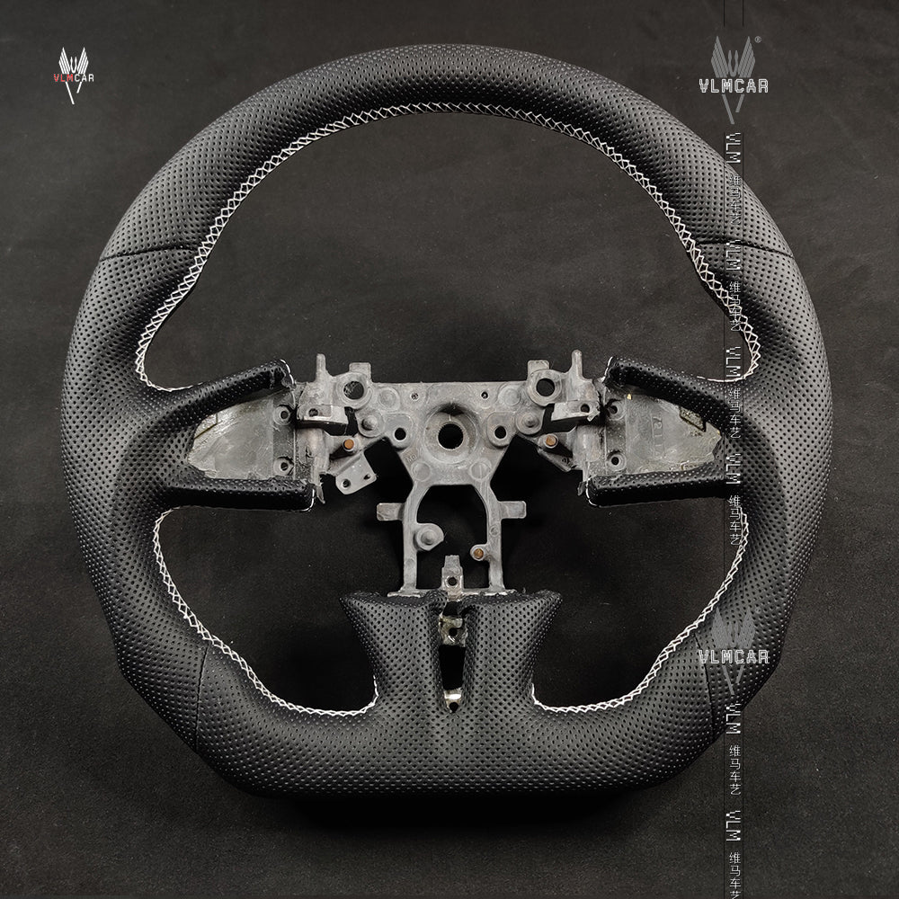 Private custom perforaed Leather steering wheel for Infiniti Q50 /Available for all vehicles