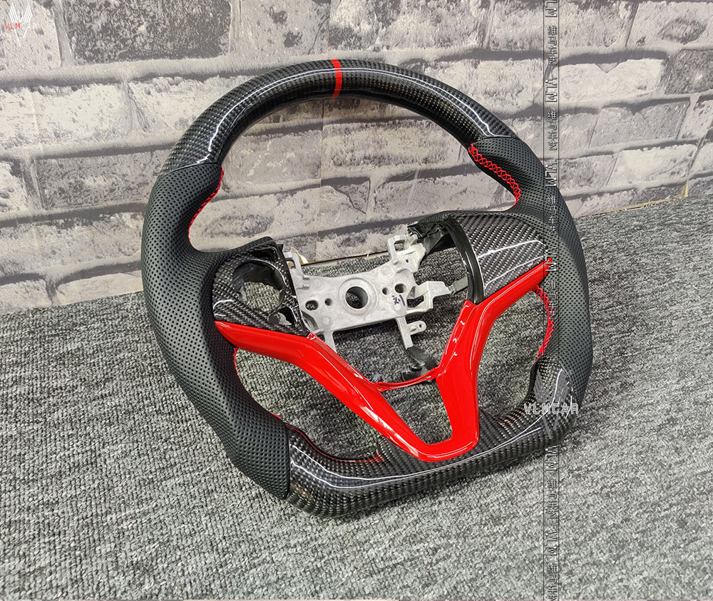 Private custom gloss carbon fiber steering wheel for city/gk5 /Available for all car models