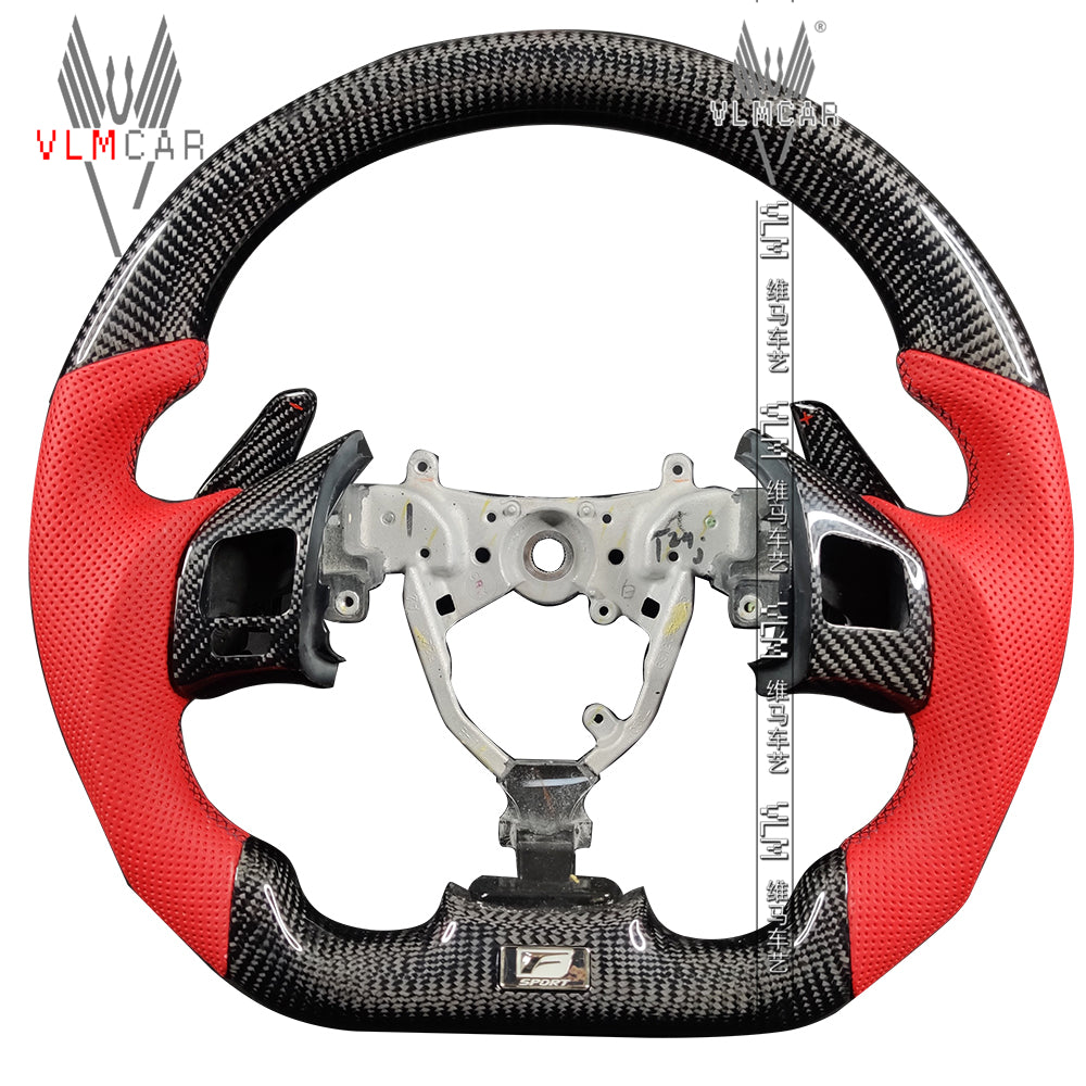 Private custom carbon Fiber steering wheel For Lexus IS/ISF/ES/RX/RC/RCF