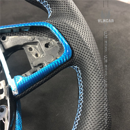 Private custom carbon fiber steering wheel/trims for Honda Civic Fc1