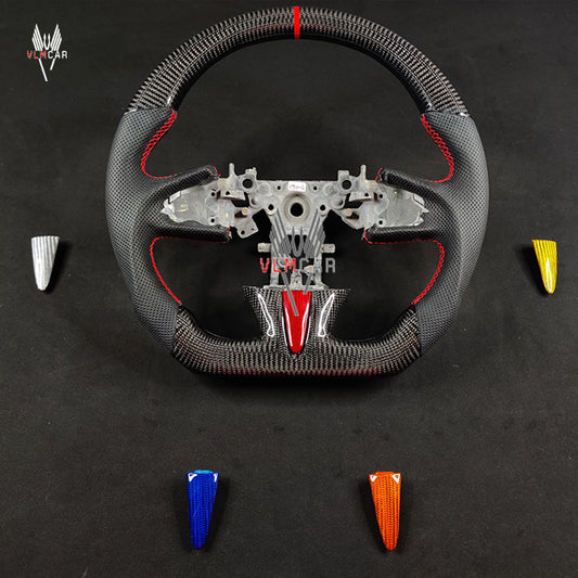 Private custom carbon fiber steering wheel for Infiniti Q50 / Match with different color