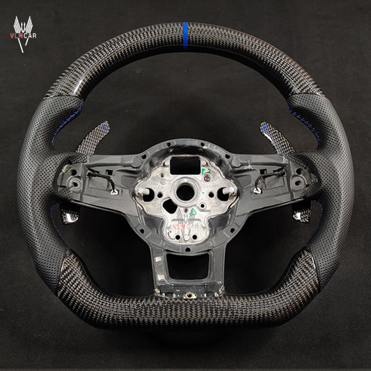 Private custom VW Golf carbon fiber steering wheel/trims for MK7/MK7.5 GTI/R