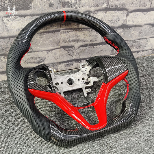 Private custom gloss carbon fiber steering wheel for city/gk5 /Available for all car models