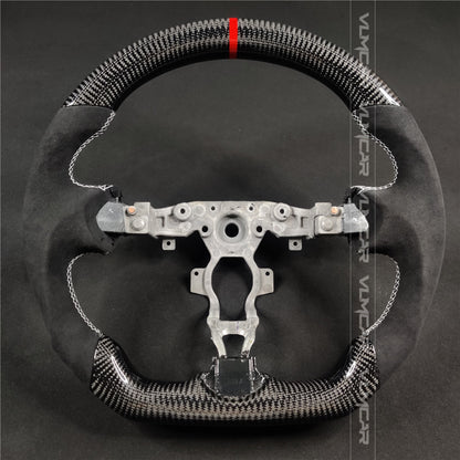 Carbon Fiber Steering Wheel with suede For Nissan 370Z