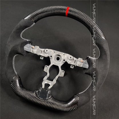 Carbon Fiber Steering Wheel with suede For Nissan 370Z