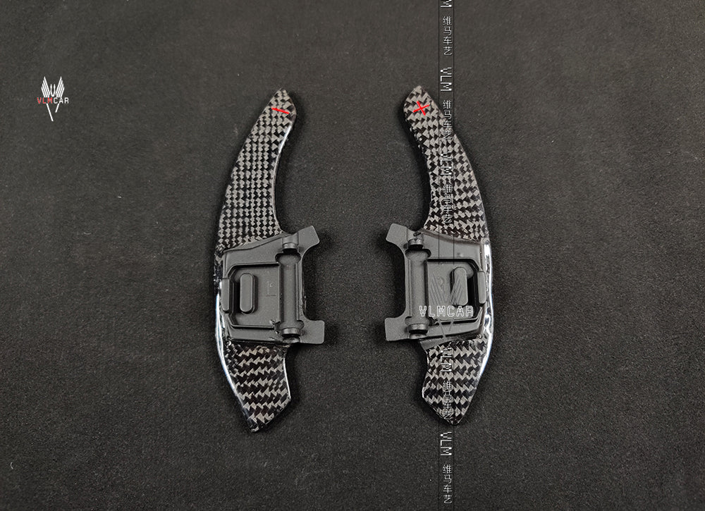Carbon Fiber DSG Steering Wheel Paddle Extension Shifter Switch Shift for VW Golf GTI R Scirocco R20 R36 CC