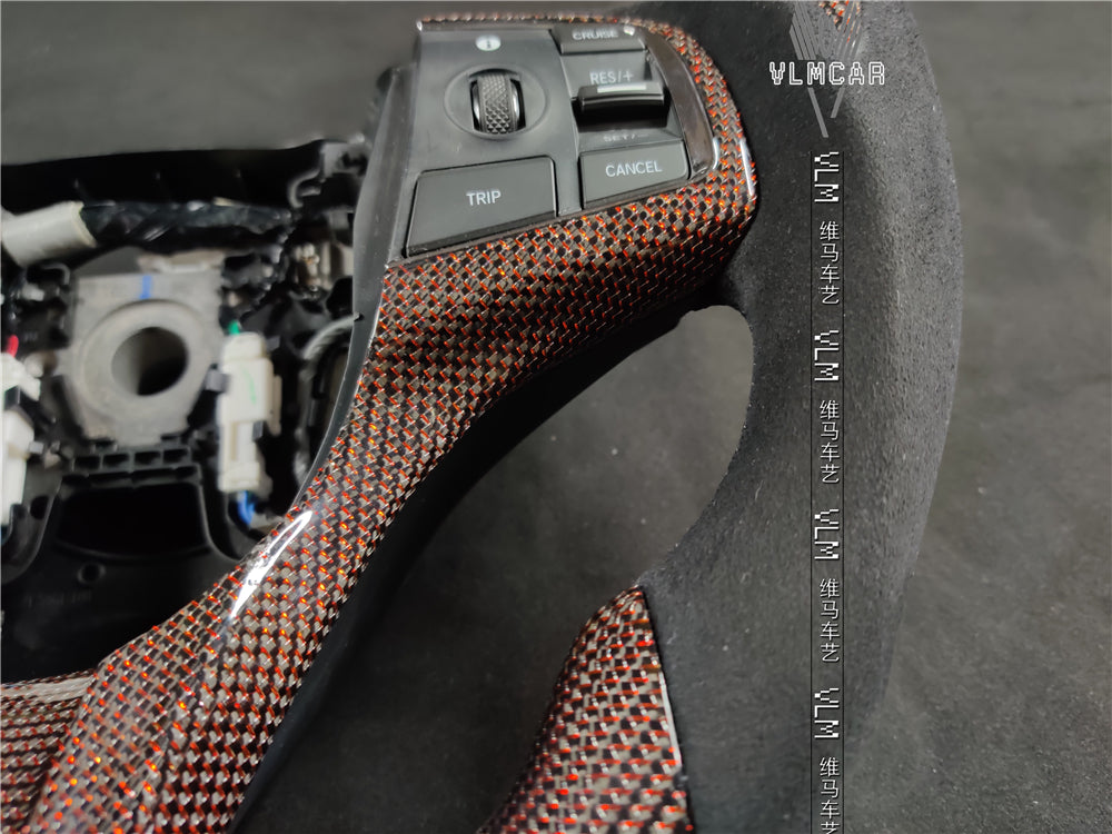 Private custom carbon Fiber steering wheel For Acura CDX