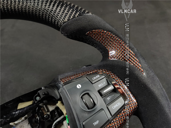 Private custom carbon Fiber steering wheel For Acura CDX