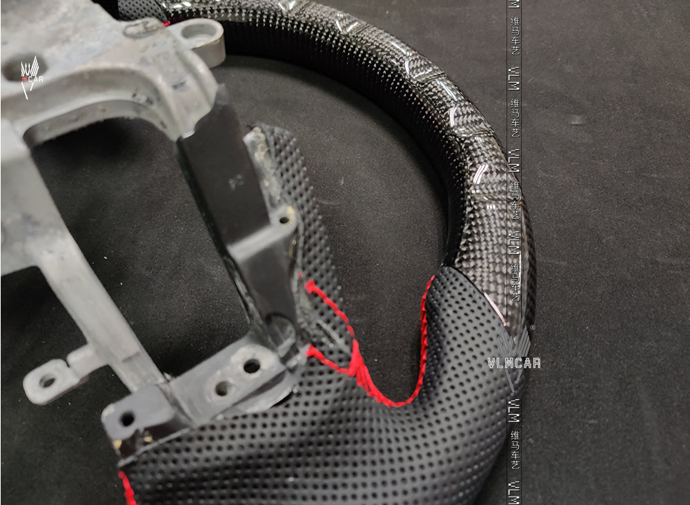 Private custom carbon fiber steering wheel/trims for Honda Accrod
