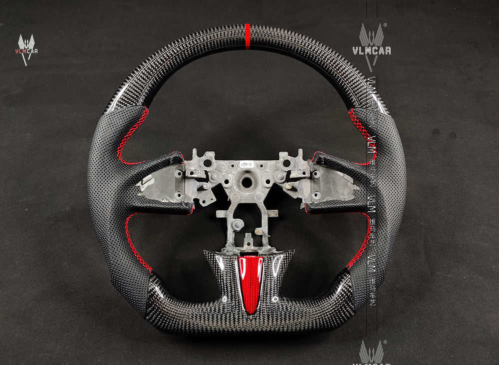 Custom Carbon Fiber steering wheel For Infiniti Q50