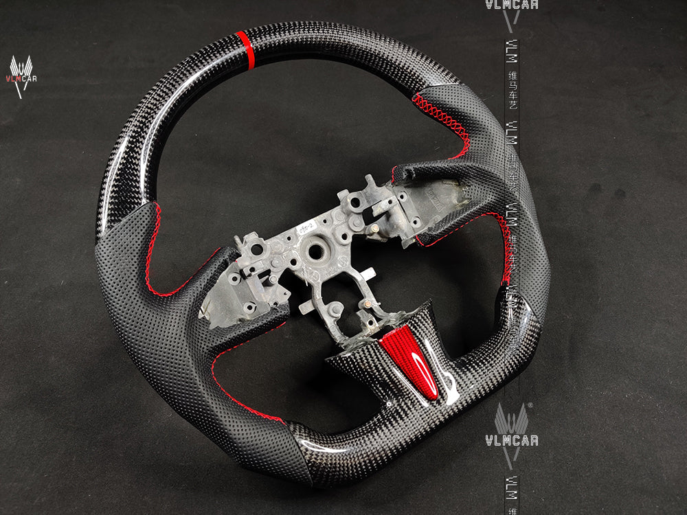 Custom Carbon Fiber steering wheel For Infiniti Q50