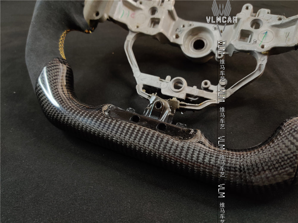 Private custom carbon Fiber steering wheel For Lexus IS/ISF/ES/RX/RC/RCF