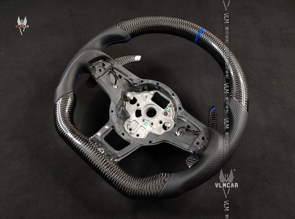 Private custom VW Golf carbon fiber steering wheel/trims for MK7/MK7.5 GTI/R