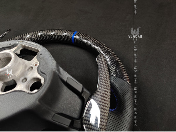Private custom VW Golf carbon fiber steering wheel/trims for MK7/MK7.5 GTI/R