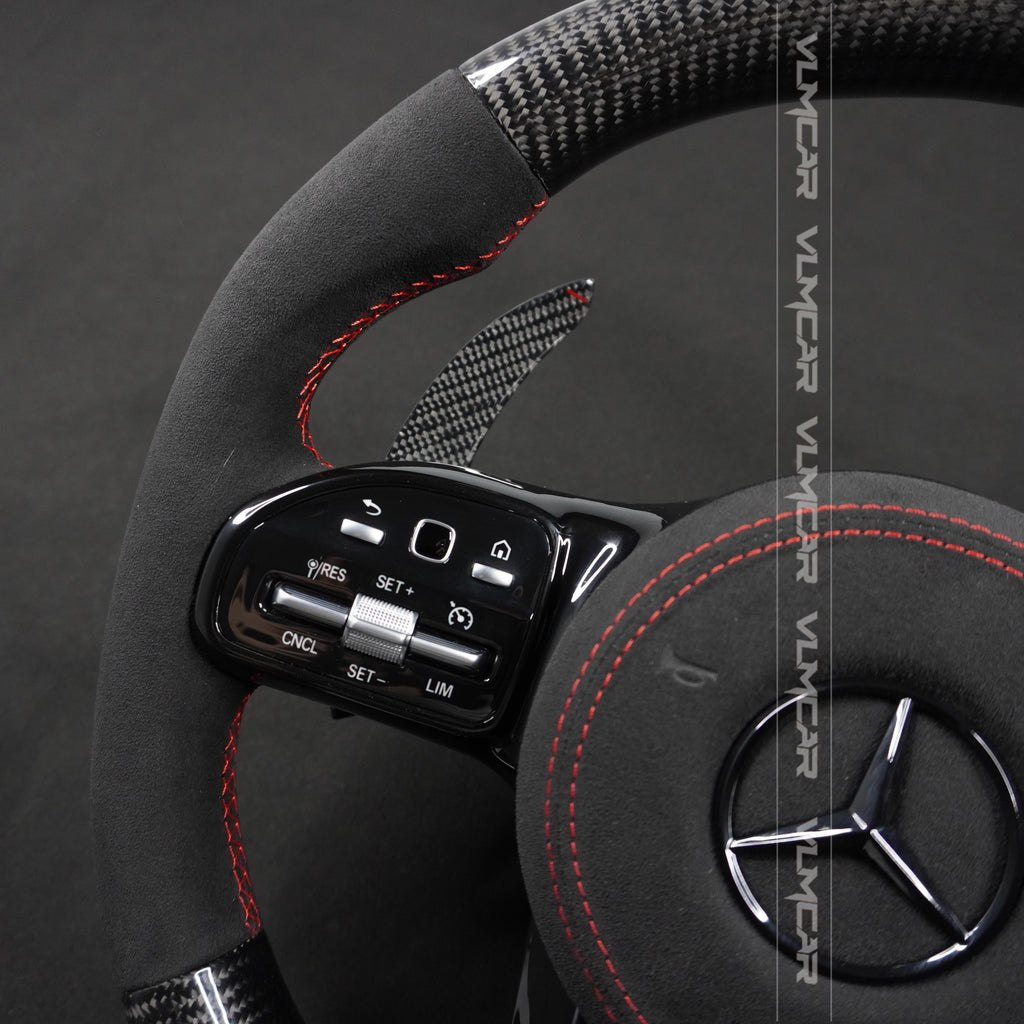 Carbon fiber steering wheel For mercedes benz C/E/S/G AMG / old model – VLM  Auto Parts