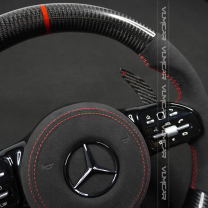 Carbon fiber steering wheel For mercedes benz C/E/S/G AMG / old model to new amg 809 steering wheel