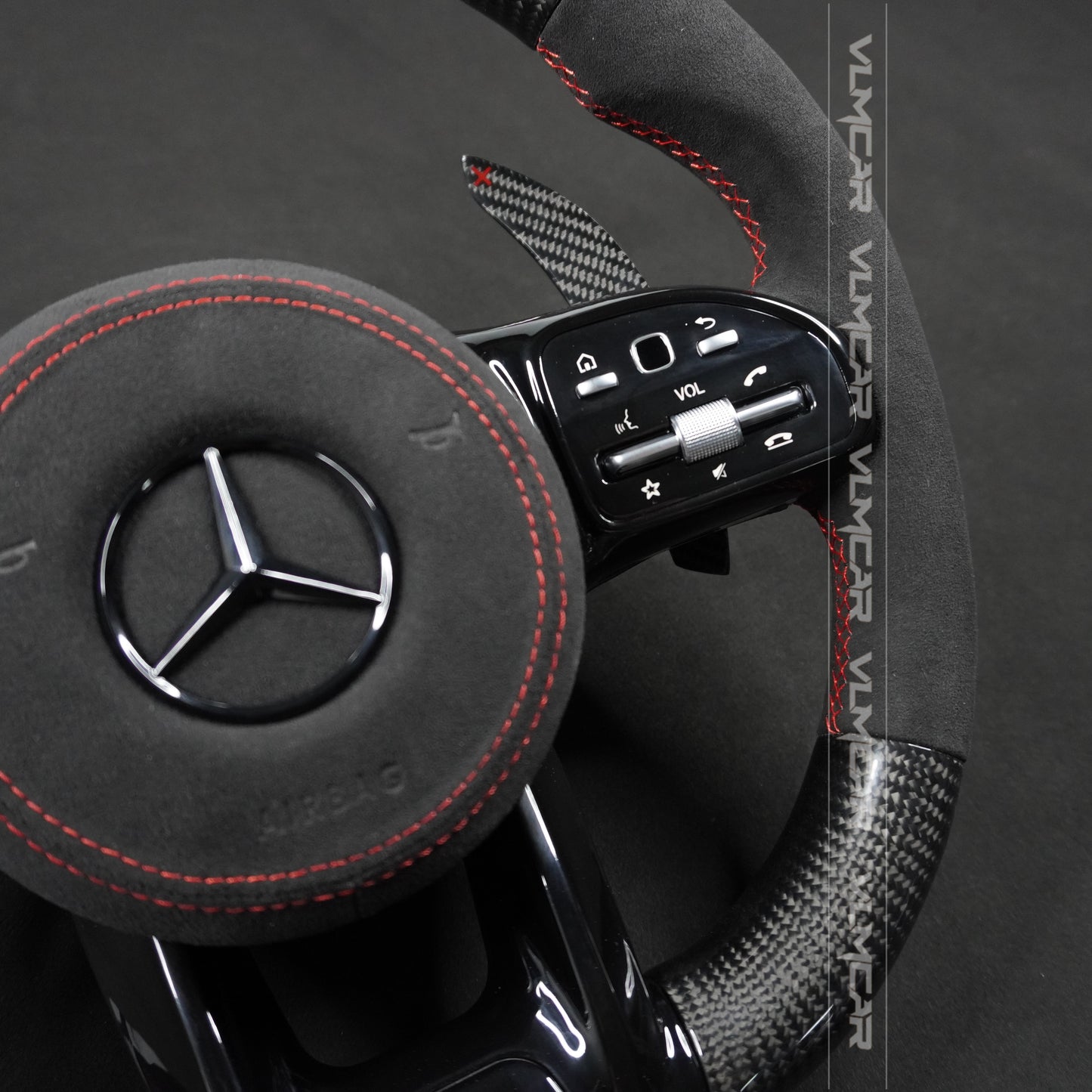 Carbon fiber steering wheel For mercedes benz C/E/S/G AMG / old model to new amg 809 steering wheel