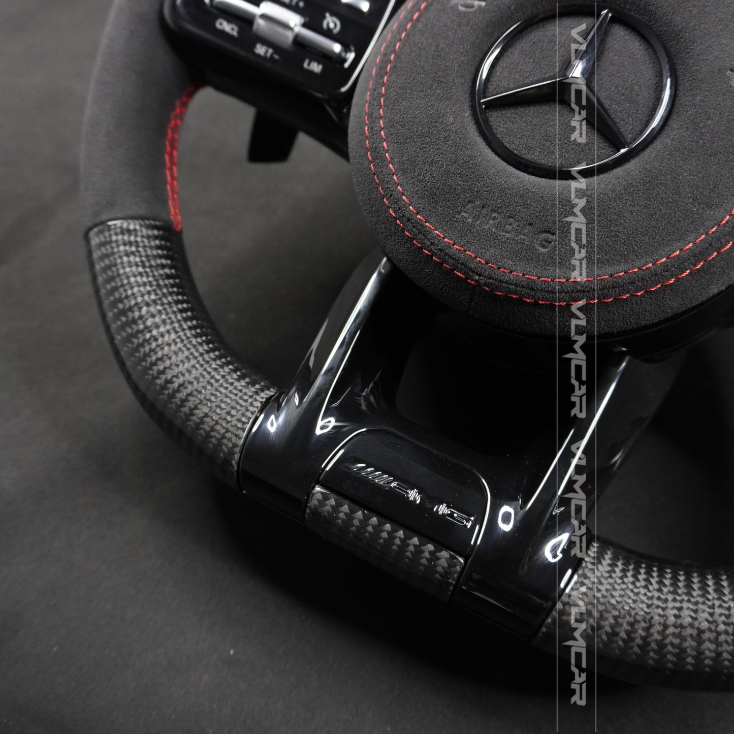 Carbon fiber steering wheel For mercedes benz C/E/S/G AMG / old model to new amg 809 steering wheel