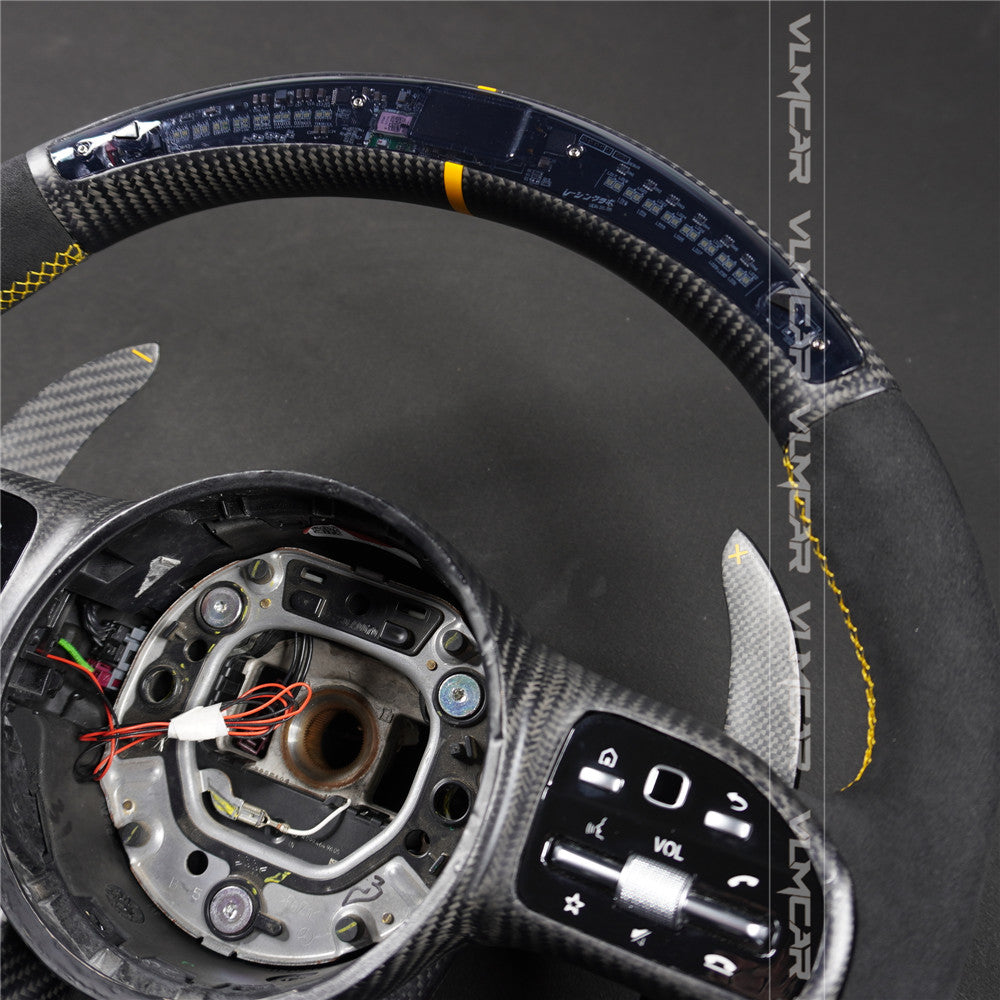 Carbon fiber steering wheel For mercedes benz C/E/S/G AMG steering wheel / 809 AMG steering wheel