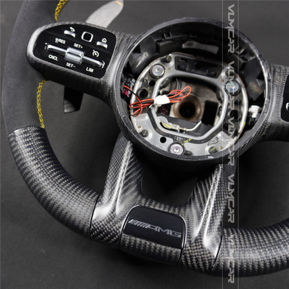 Carbon fiber steering wheel For mercedes benz C/E/S/G AMG steering wheel / 809 AMG steering wheel