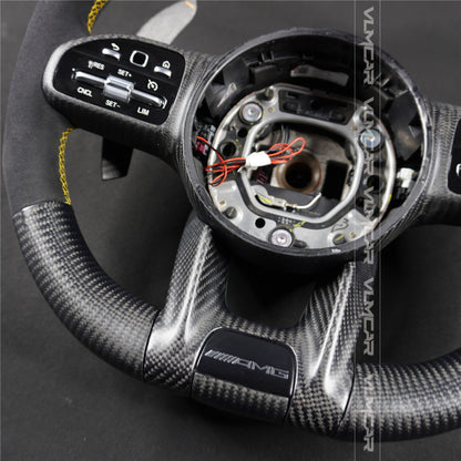 Carbon fiber steering wheel For mercedes benz C/E/S/G AMG steering wheel / 809 AMG steering wheel