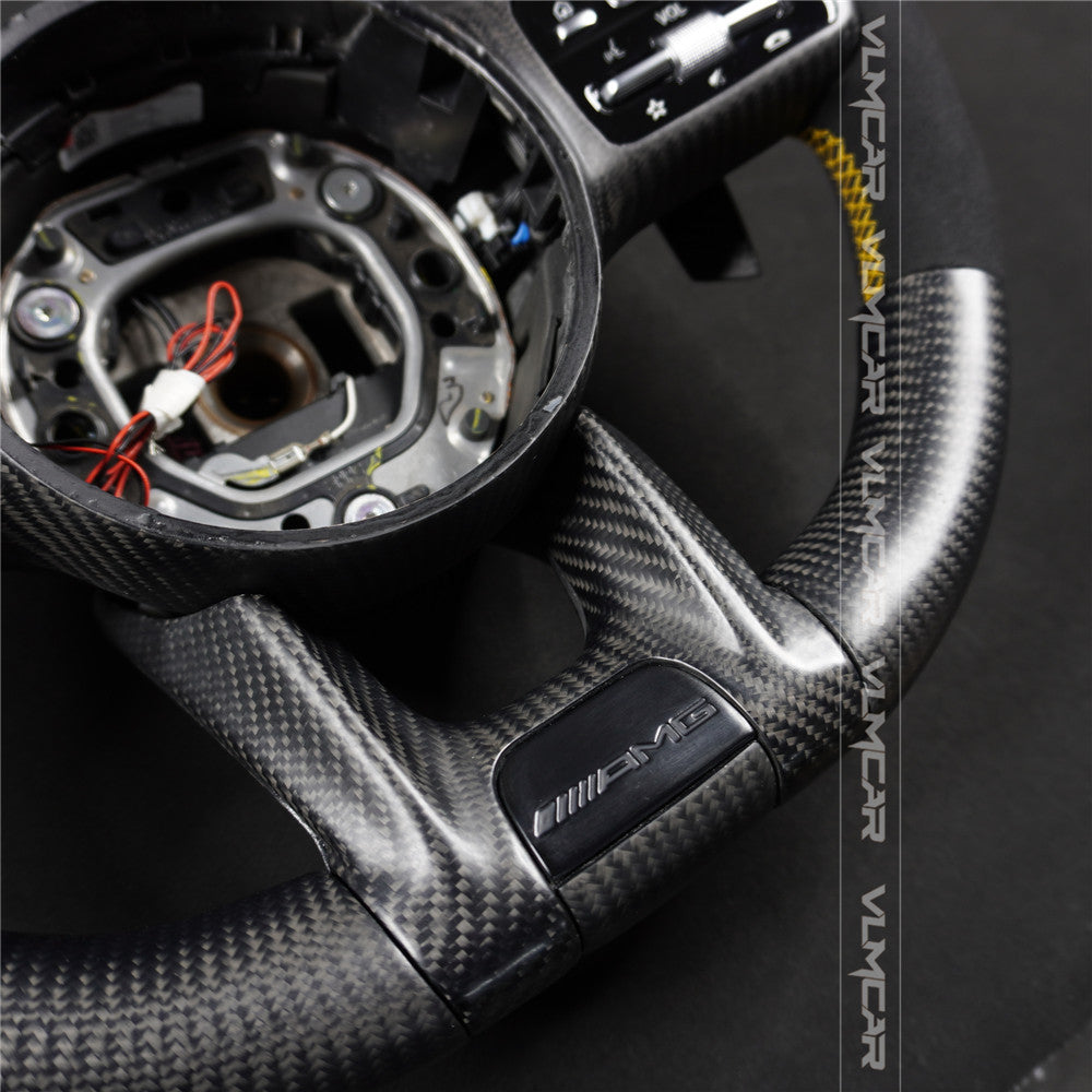 Carbon fiber steering wheel For mercedes benz C/E/S/G AMG steering wheel / 809 AMG steering wheel