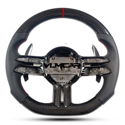 Custom New design carbon fiber AMG style steering wheel For Benz  W204 W212 W221 W222 W223 AMG S63 G63 G55 racing wheel