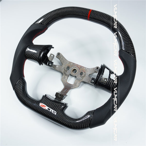 Custom carbon fiber steering wheel For Chevy Corvette C6 /Z06