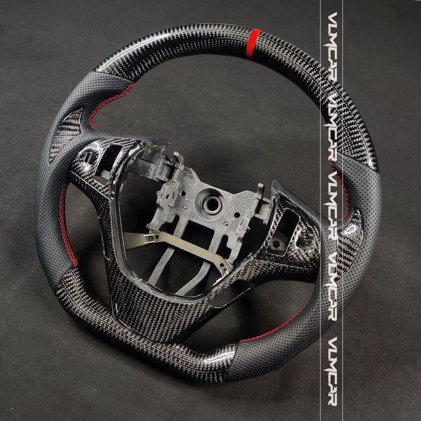 Custom carbon fiber steering wheel For Hyundai Genesis coupe