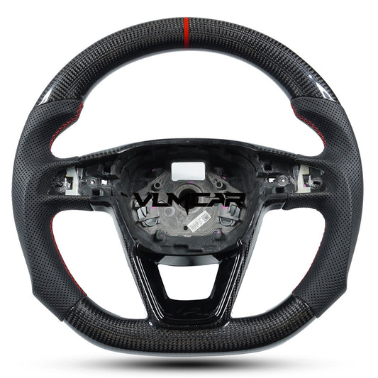 Custom carbon fiber steering wheel For Seat/ LEON /R ST / CUPRA/with paddles