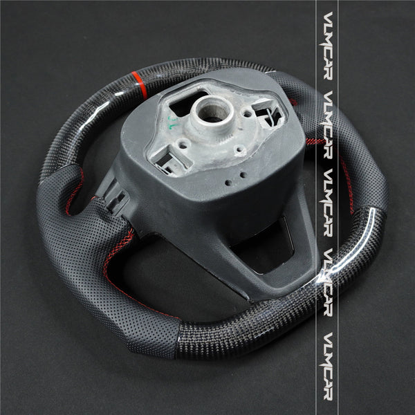 Custom carbon fiber steering wheel For Seat/ LEON /R ST / CUPRA/with paddle holes