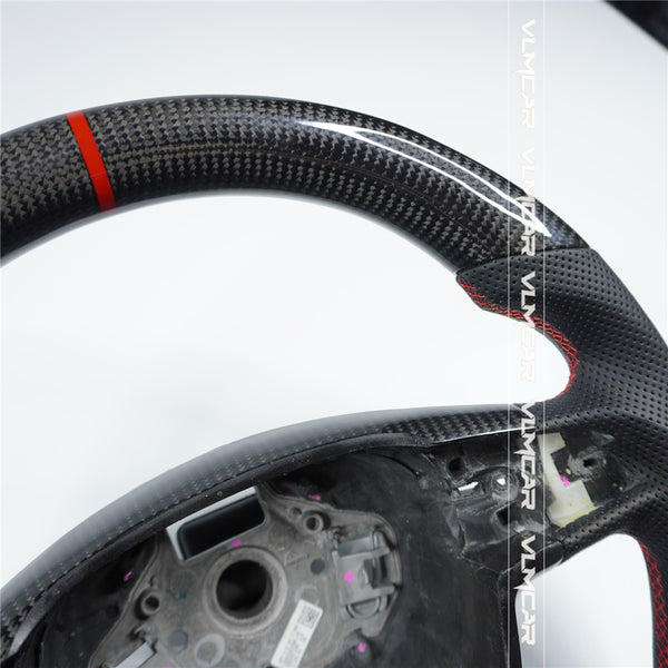 Custom carbon fiber steering wheel For Seat/ LEON /R ST / CUPRA/with paddles