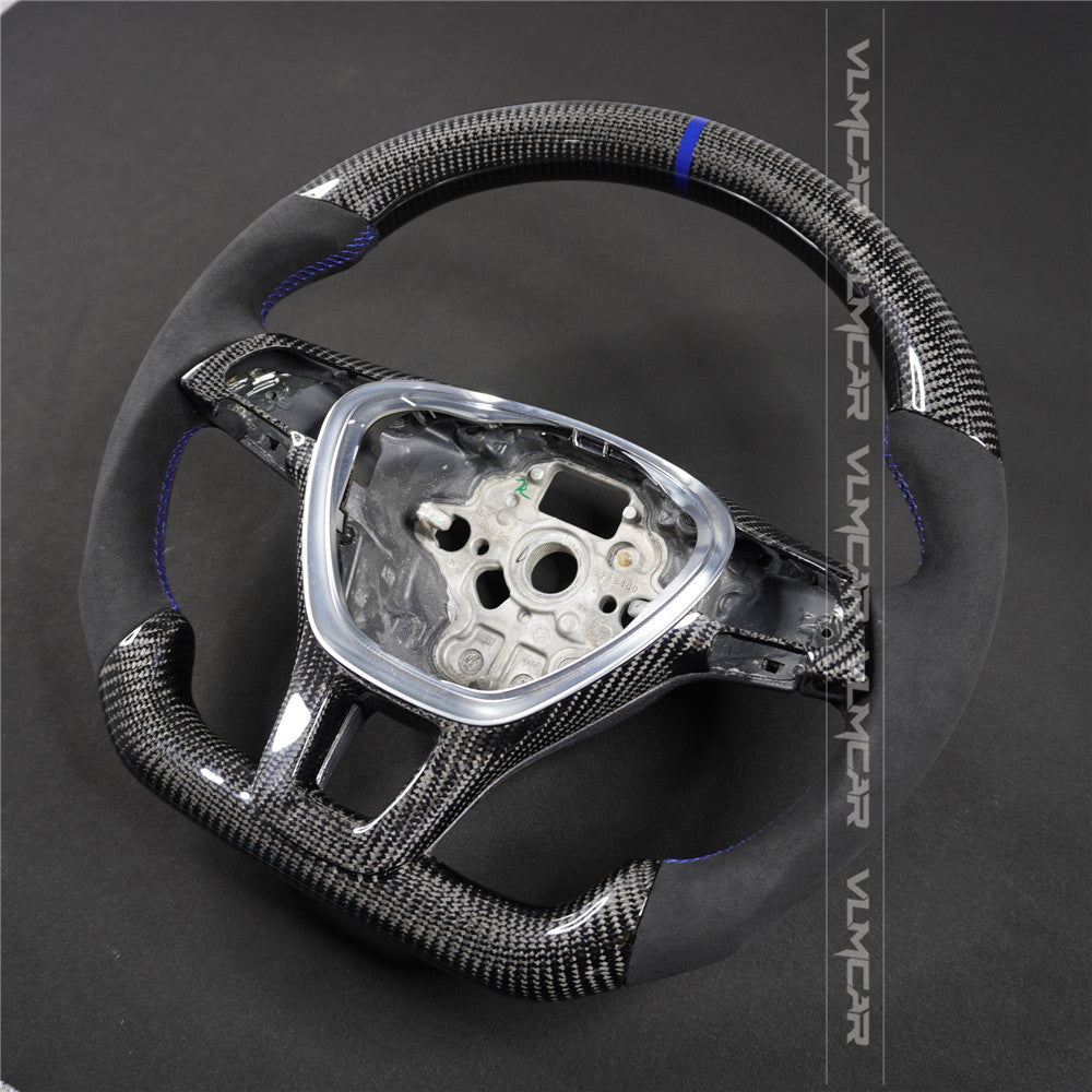 Private custom carbon Fiber steering wheel For Volkswagen Golf normal/Regular MK7/MK7.5 dsg/Manual