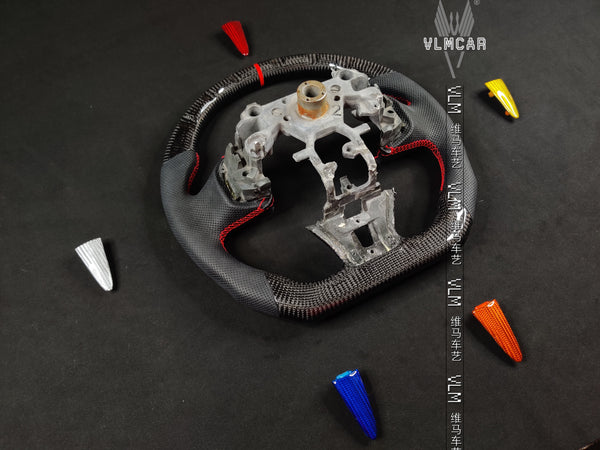 Private custom carbon fiber steering wheel for Infiniti Q50 / Match with different color