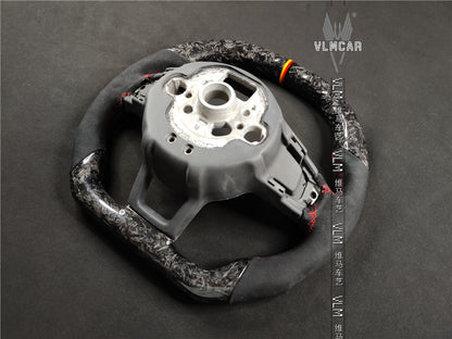 Private custom carbon Fiber steering wheel For VW Golf MK7 MK7GTI MK7R / Forged carbon fiber