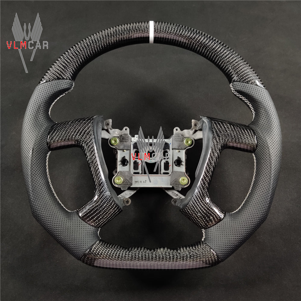 Private custom carbon Fiber steering wheel For Cadillac escalade