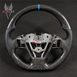 Private custom gloss carbon fiber car steering wheel for KIA k3